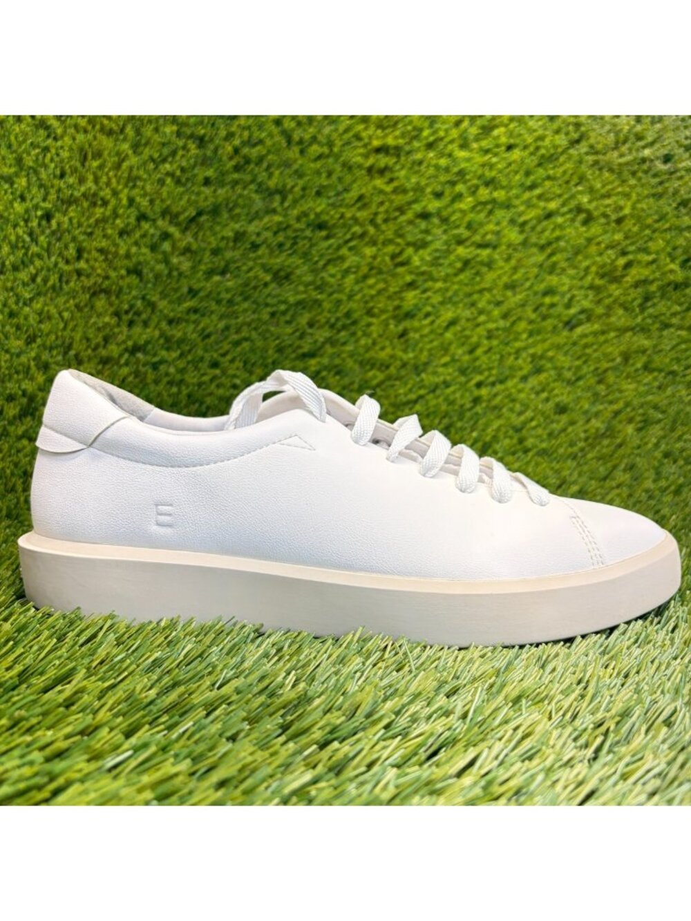 Everlane The ReLeather Womens Size 8.5 White Athletic Tennis Shoes Sneakers